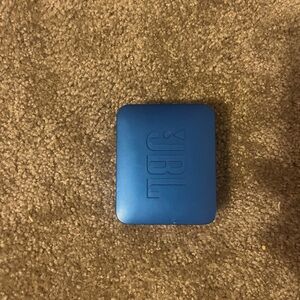 Blue jbl go 2 speaker
